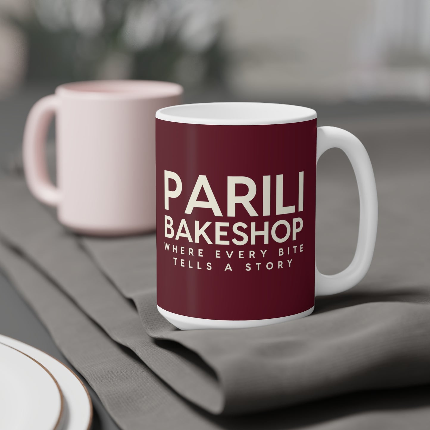 Parili Bakeshop Ceramic Mugs (11oz\15oz\20oz)