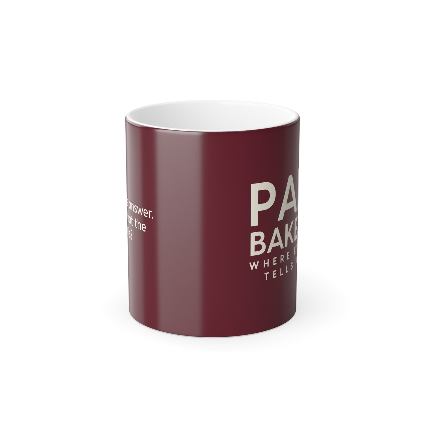 Parili Bakeshop Color Morphing Mug, 11oz