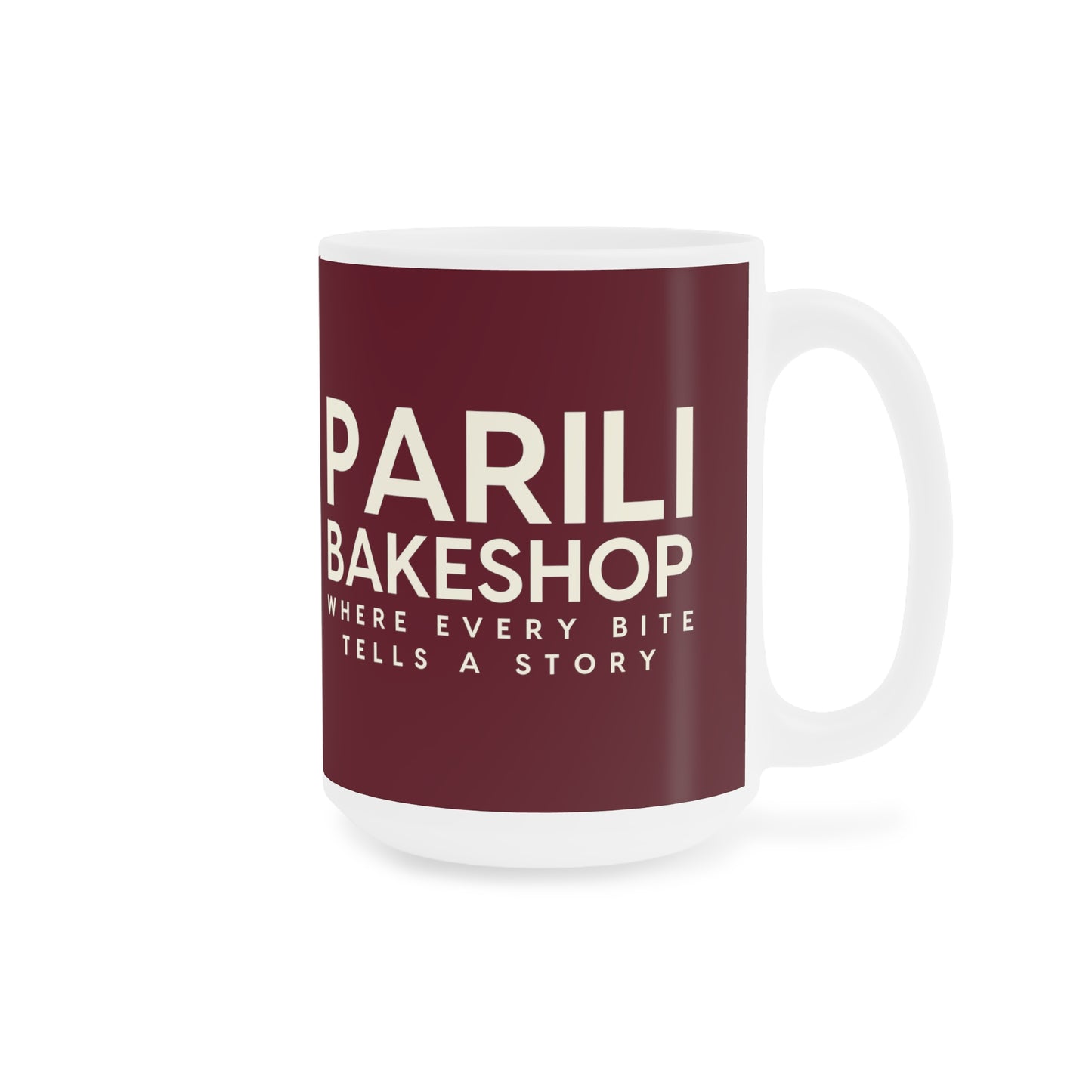 Parili Bakeshop Ceramic Mugs (11oz\15oz\20oz)