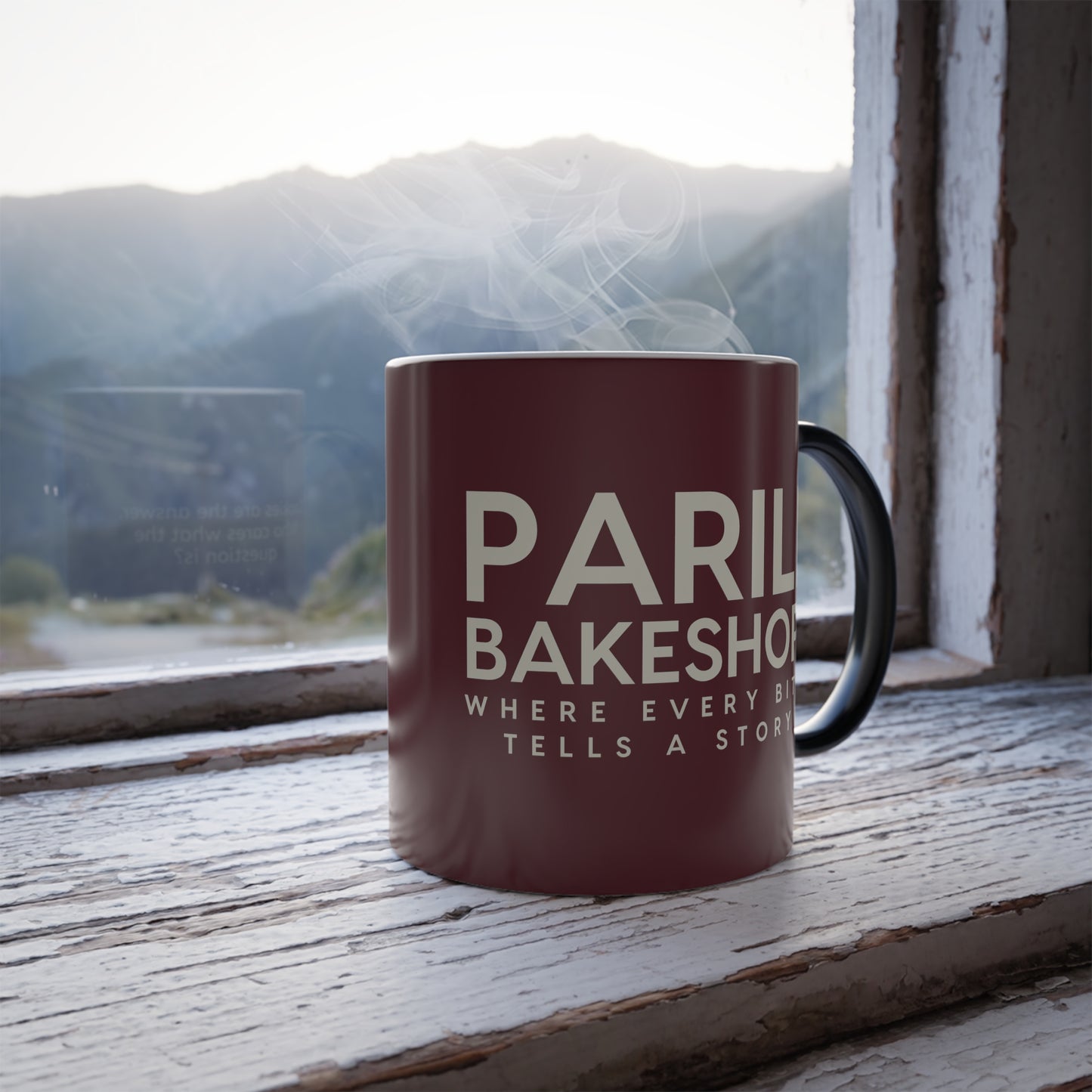 Parili Bakeshop Color Morphing Mug, 11oz