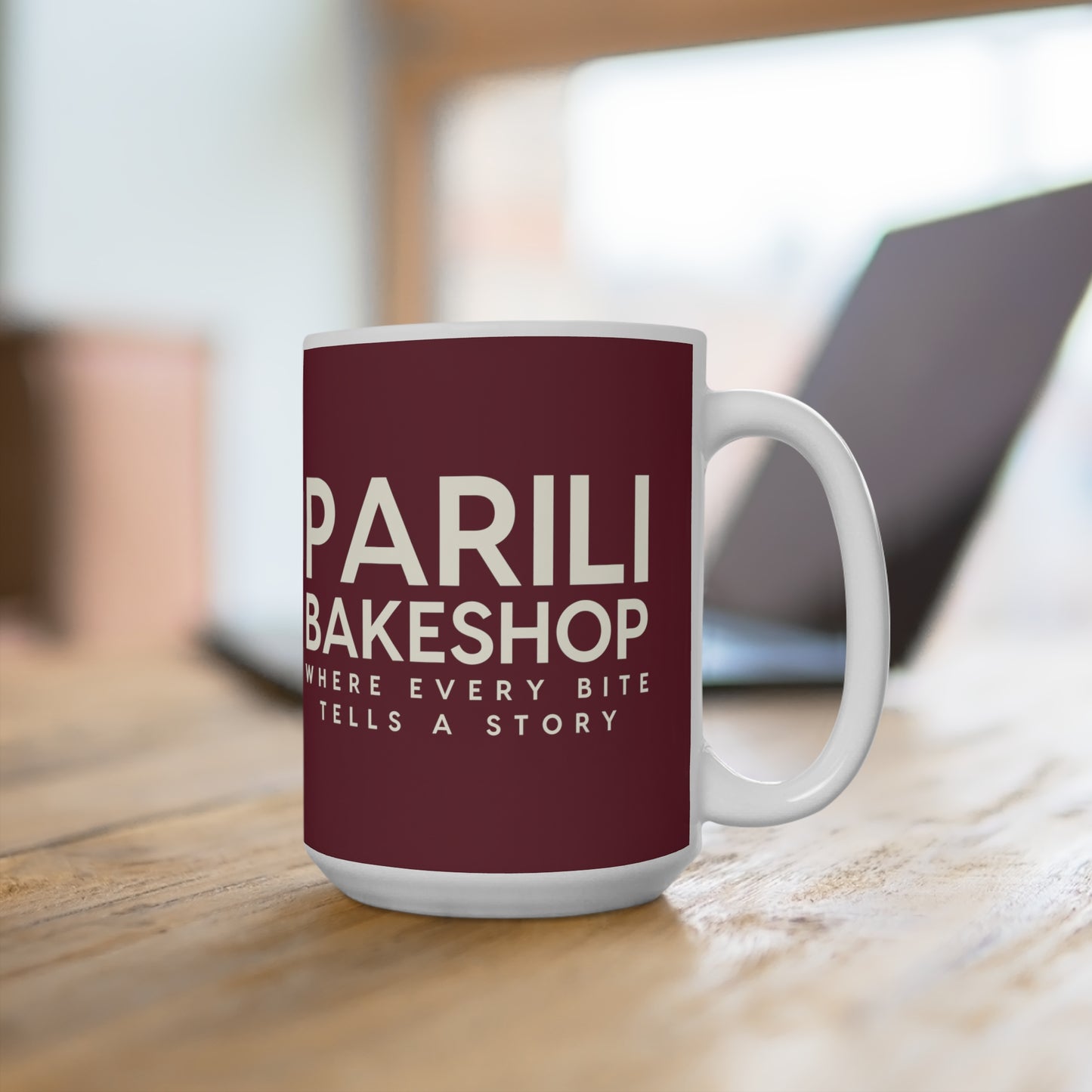 Parili Bakeshop Ceramic Mugs (11oz\15oz\20oz)