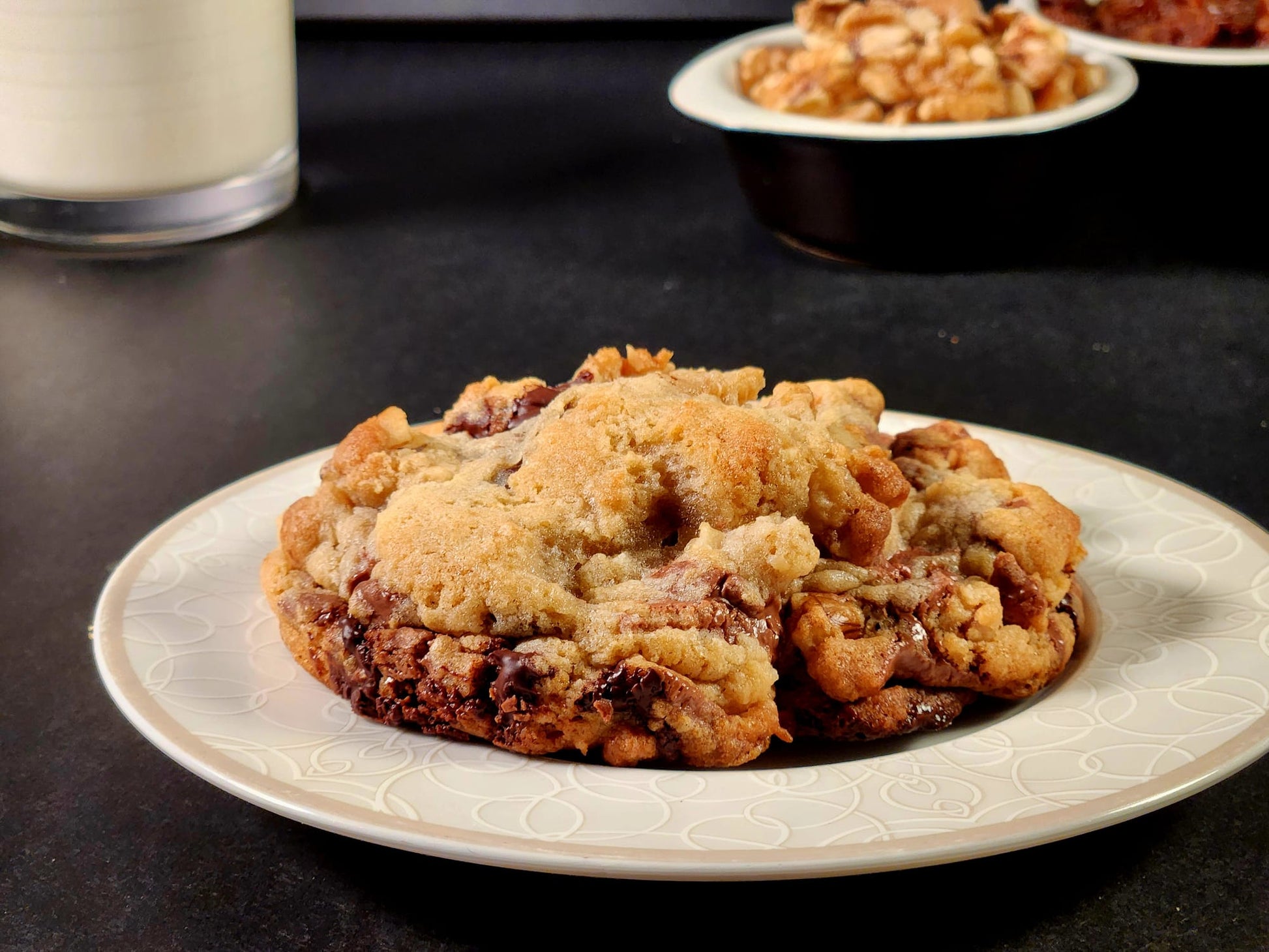 Chocolate Chip Walnut Cookies