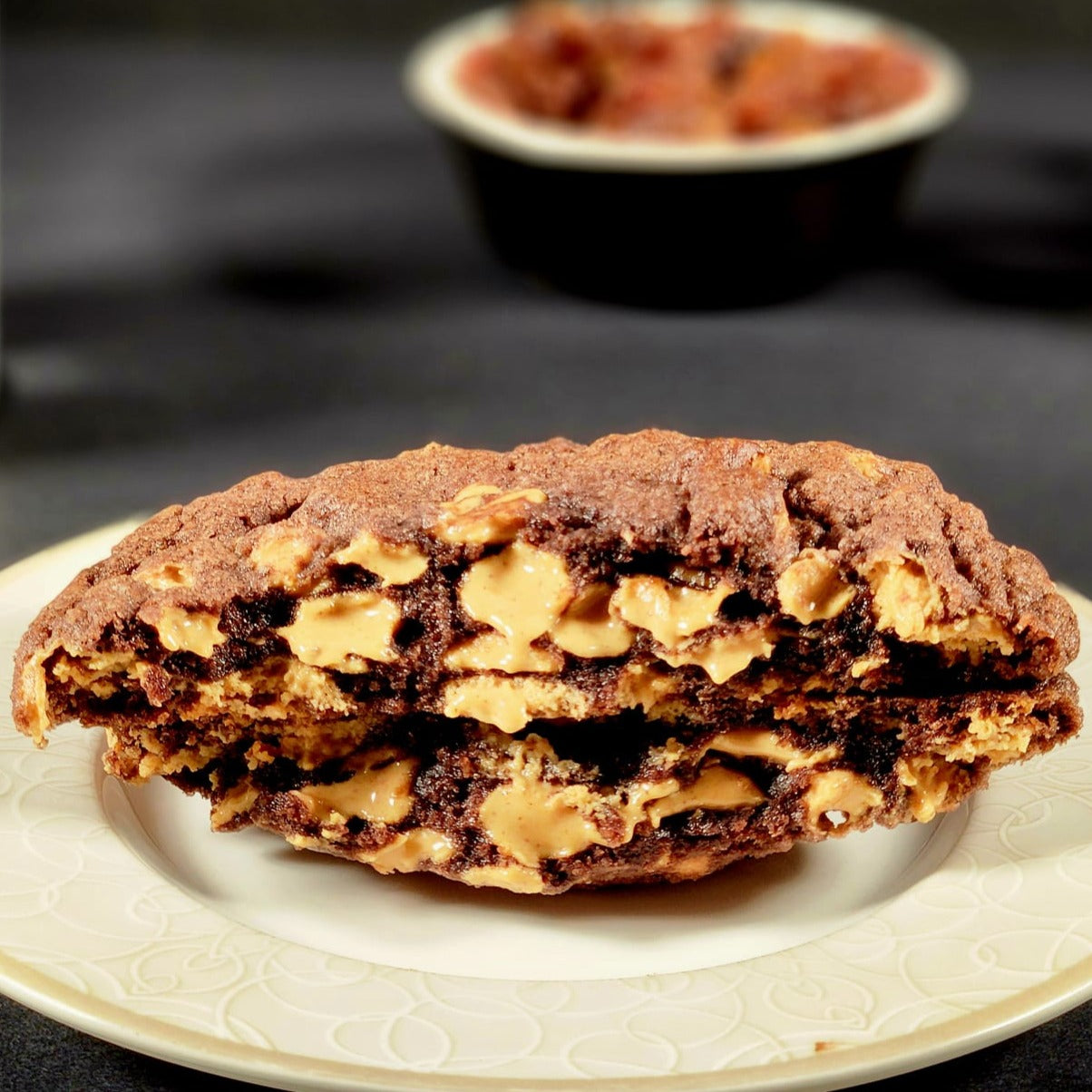 Dark Chocolate Peanut Butter Chip Cookie